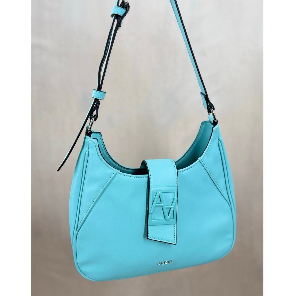 Vintage Y2K ALDO Aqua Blue Shoulder Bag